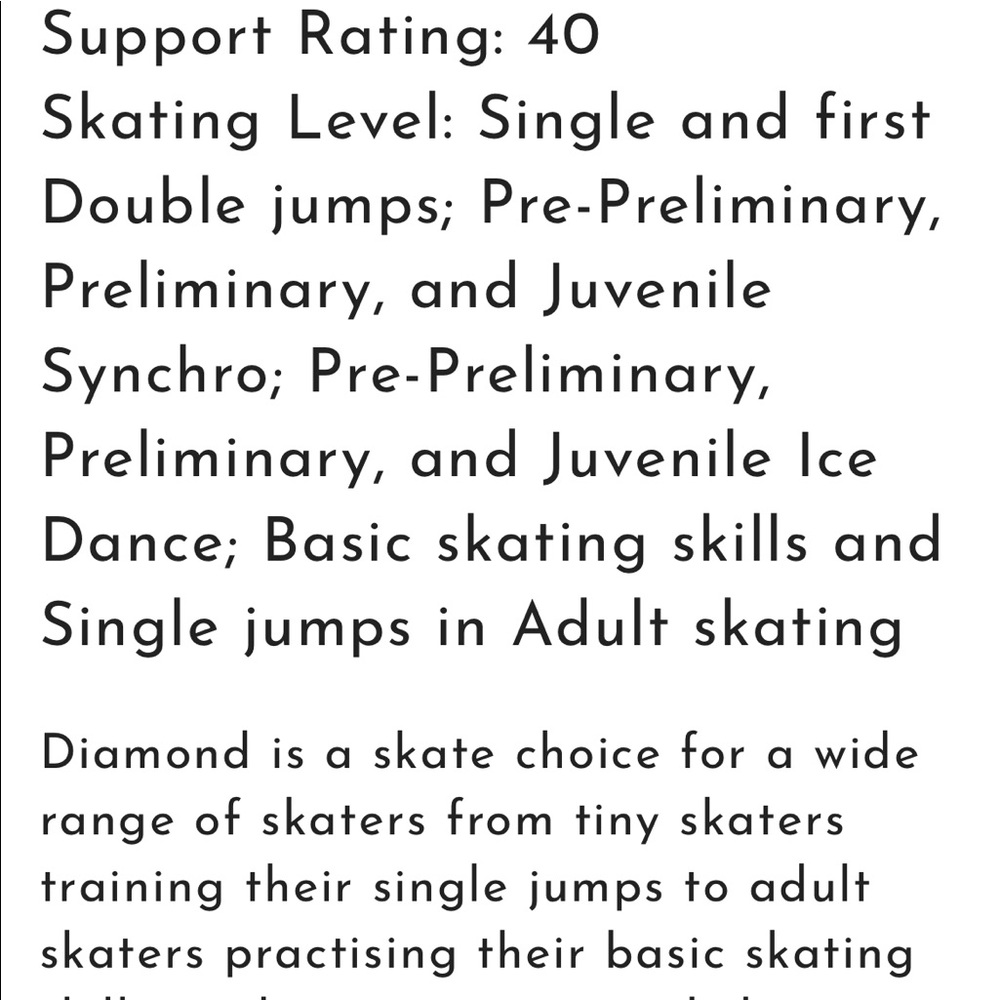 Riedell Women's Figure Skates Diamond 133 Size 6 Wide - Picture 5 of 6